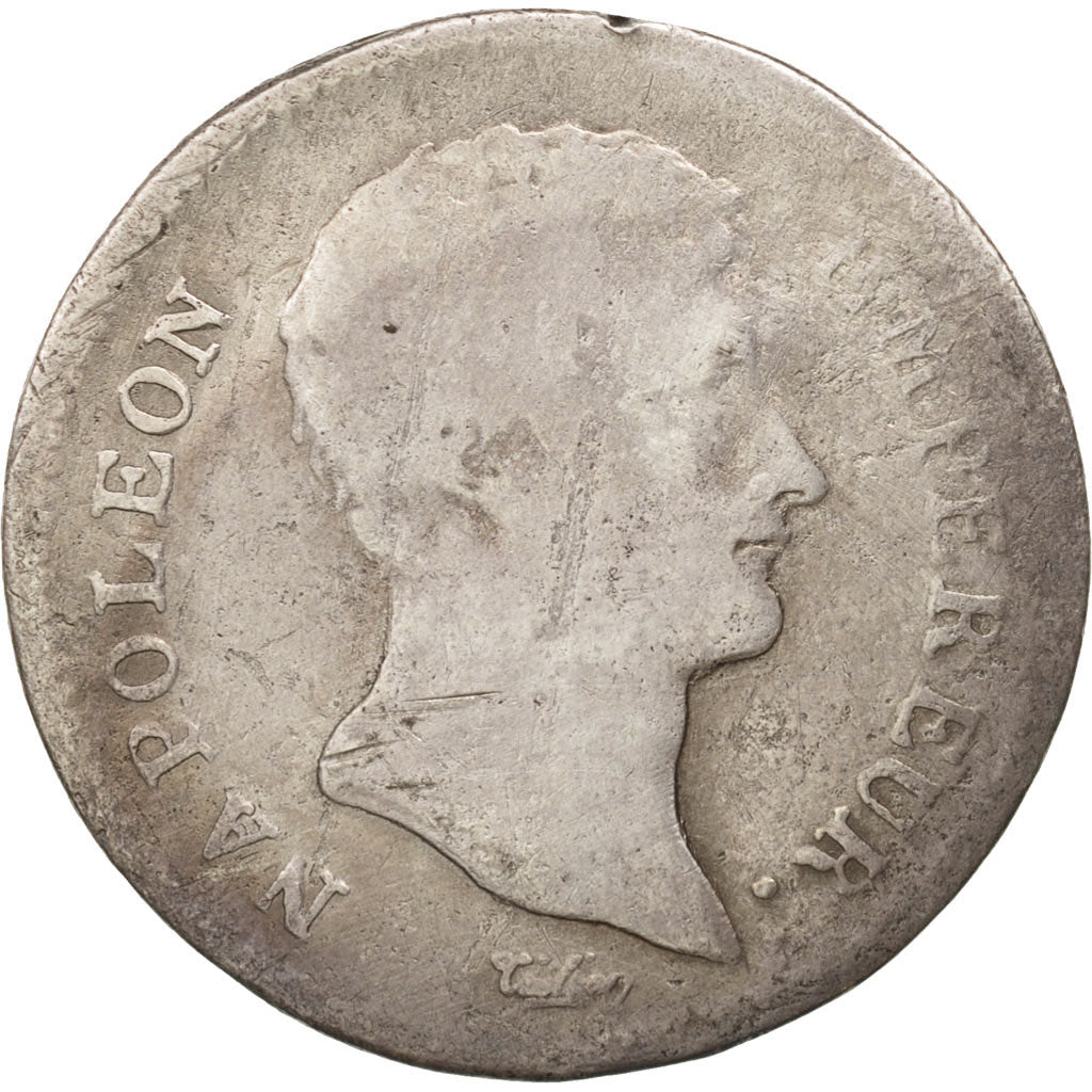 France, Napoléon I, Franc, 1805, Paris, VG(8-10), Silver, KM:656.1, Gadoury:443