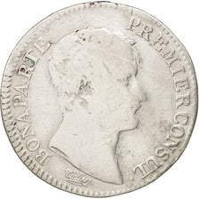 Coin, France, Napoléon I, Franc, 1803, Perpignan, VF(20-25), Silver, KM:649.11