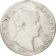 Coin, France, Napoléon I, Franc, 1803, Perpignan, VF(20-25), Silver, KM:649.11
