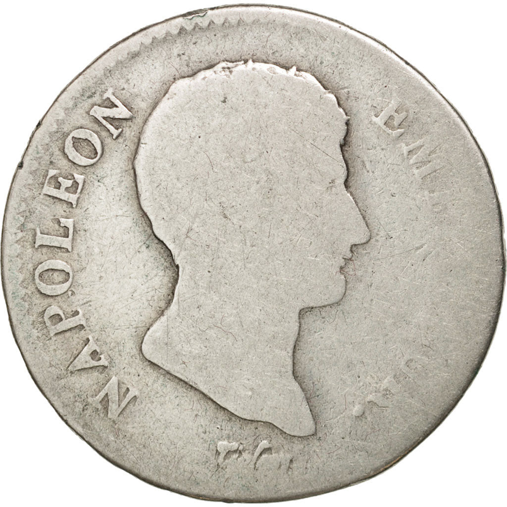 Frankreich, Napoléon I, Franc, 1805, Lille, G(4-6), Silver, KM:656.15, Gadou...