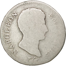 Frankreich, Napoléon I, Franc, 1805, Lille, G(4-6), Silver, KM:656.15, Gadou...