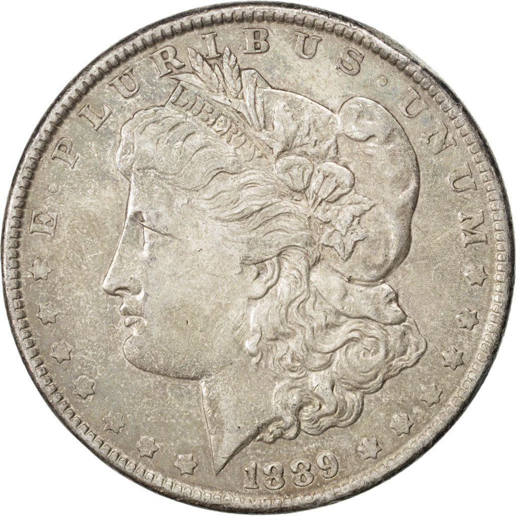 UNITED STATES, Morgan Dollar, Dollar, 1889, U.S. Mint, KM #110, AU(50-53),...