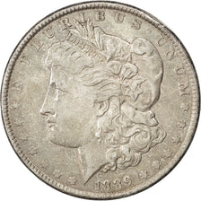 UNITED STATES, Morgan Dollar, Dollar, 1889, U.S. Mint, KM #110, AU(50-53),...