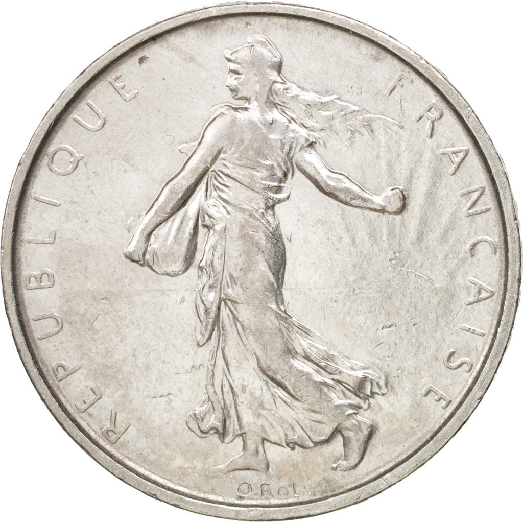 France, Semeuse, 5 Francs, 1961, AU(50-53), Silver, KM:926, Gadoury:770
