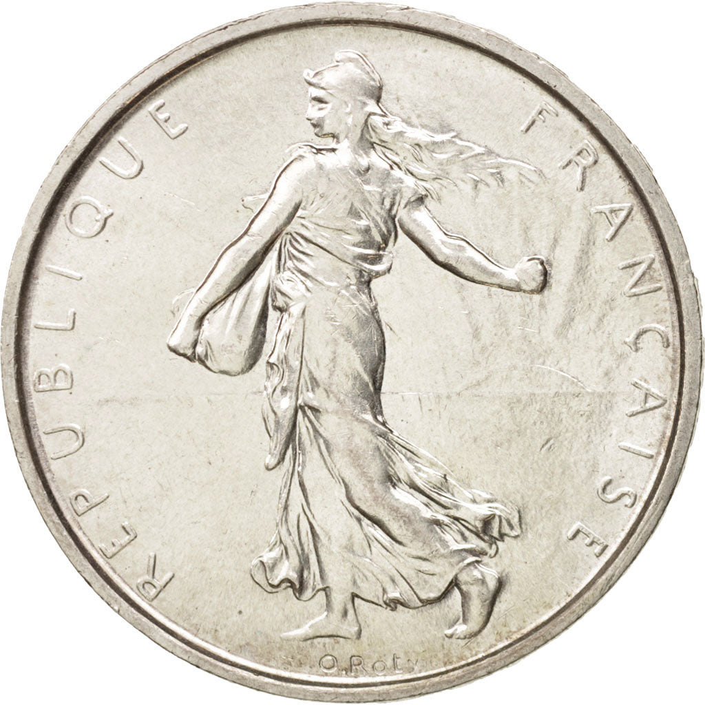 France, Semeuse, 5 Francs, 1969, AU(55-58), Silver, KM:926, Gadoury:770