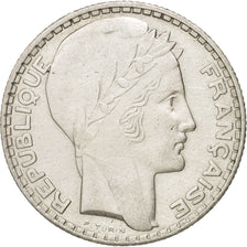 Moneta, Francja, Turin, 10 Francs, 1929, Paris, AU(50-53), Srebro, KM:878