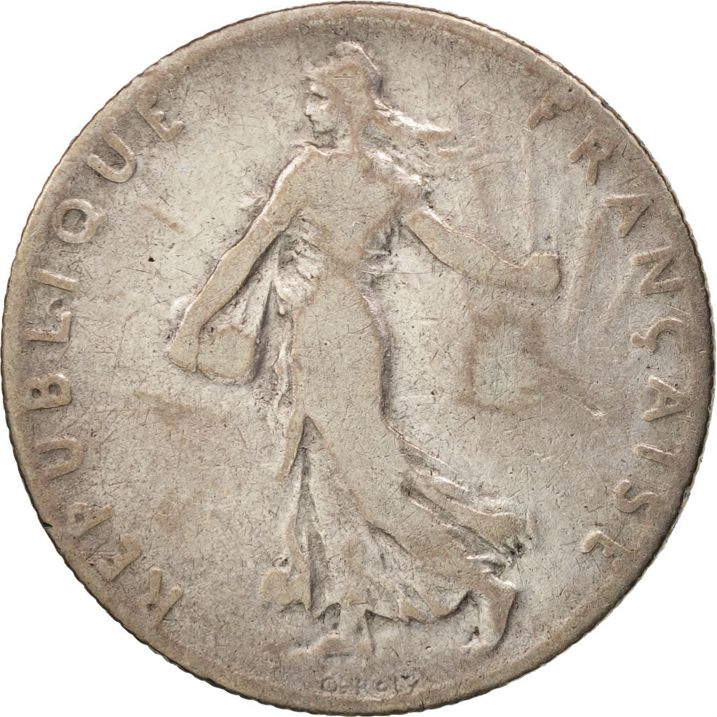 France, Semeuse, 50 Centimes, 1900, Paris, VF(30-35), Silver, KM:854