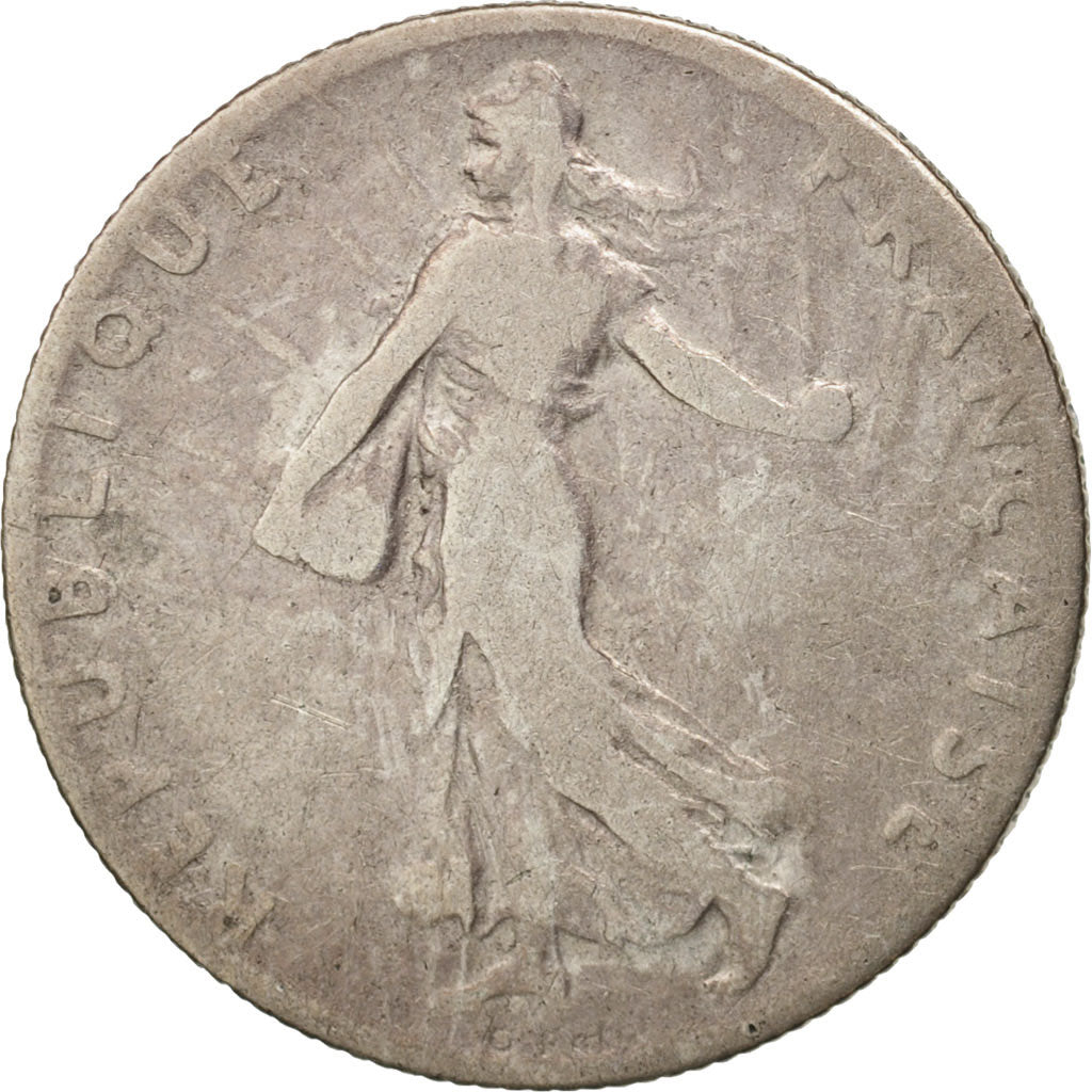 Coin, France, Semeuse, 50 Centimes, 1901, Paris, VF(20-25), Silver, KM:854