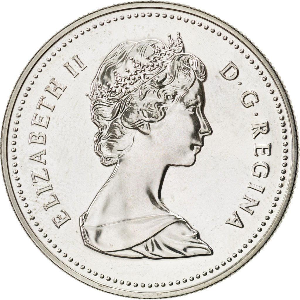 Canada, 1 Dollar, 1983, KM #138, MS(63), Silver, 23.34