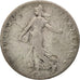 France, Semeuse, 50 Centimes, 1908, Paris, VF(30-35), Silver, KM:854