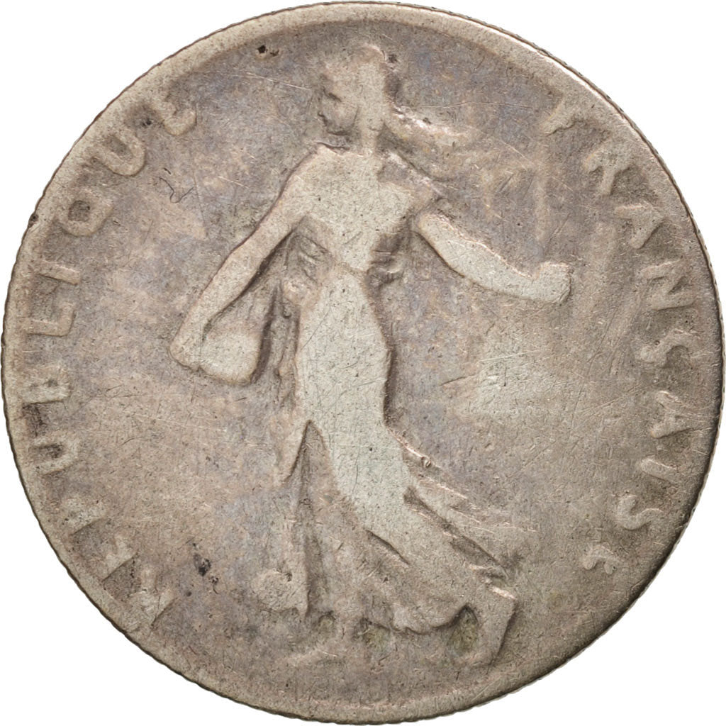 Coin, France, Semeuse, 50 Centimes, 1910, Paris, VF(20-25), Silver, KM:854