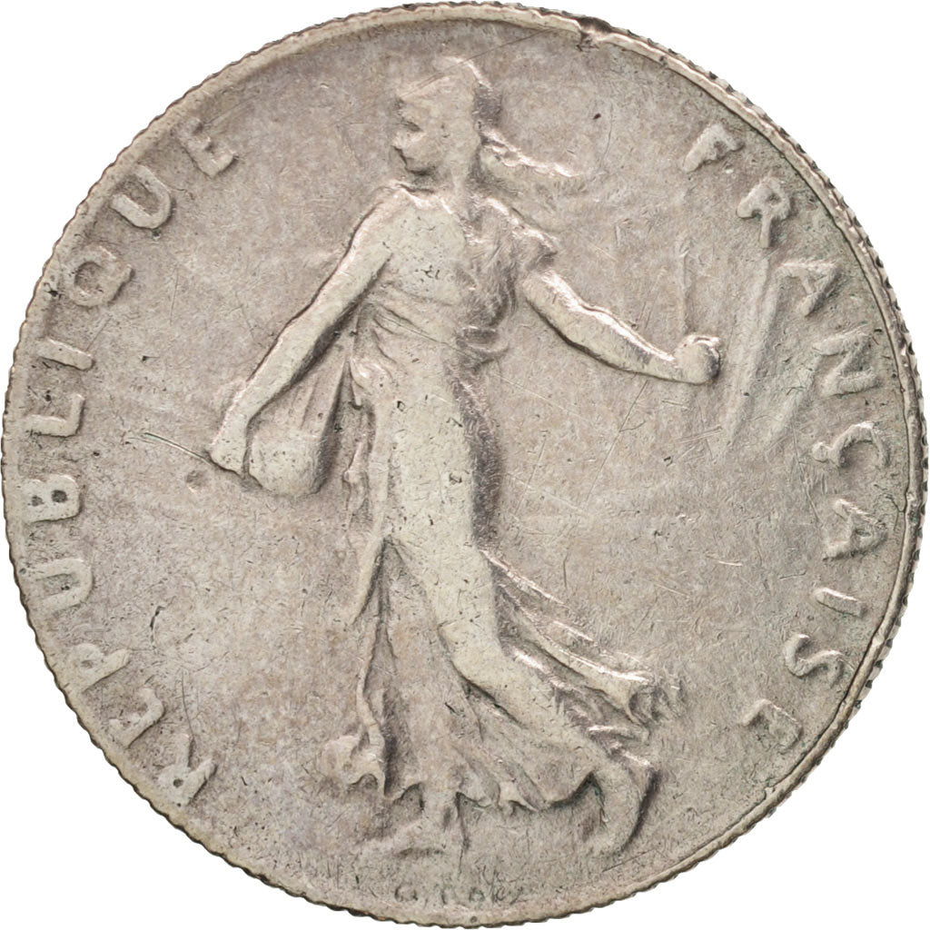 Münze, Frankreich, Semeuse, 50 Centimes, 1911, Paris, S+, Silber, KM:854