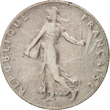 Moneta, Francia, Semeuse, 50 Centimes, 1911, Paris, MB+, Argento, KM:854