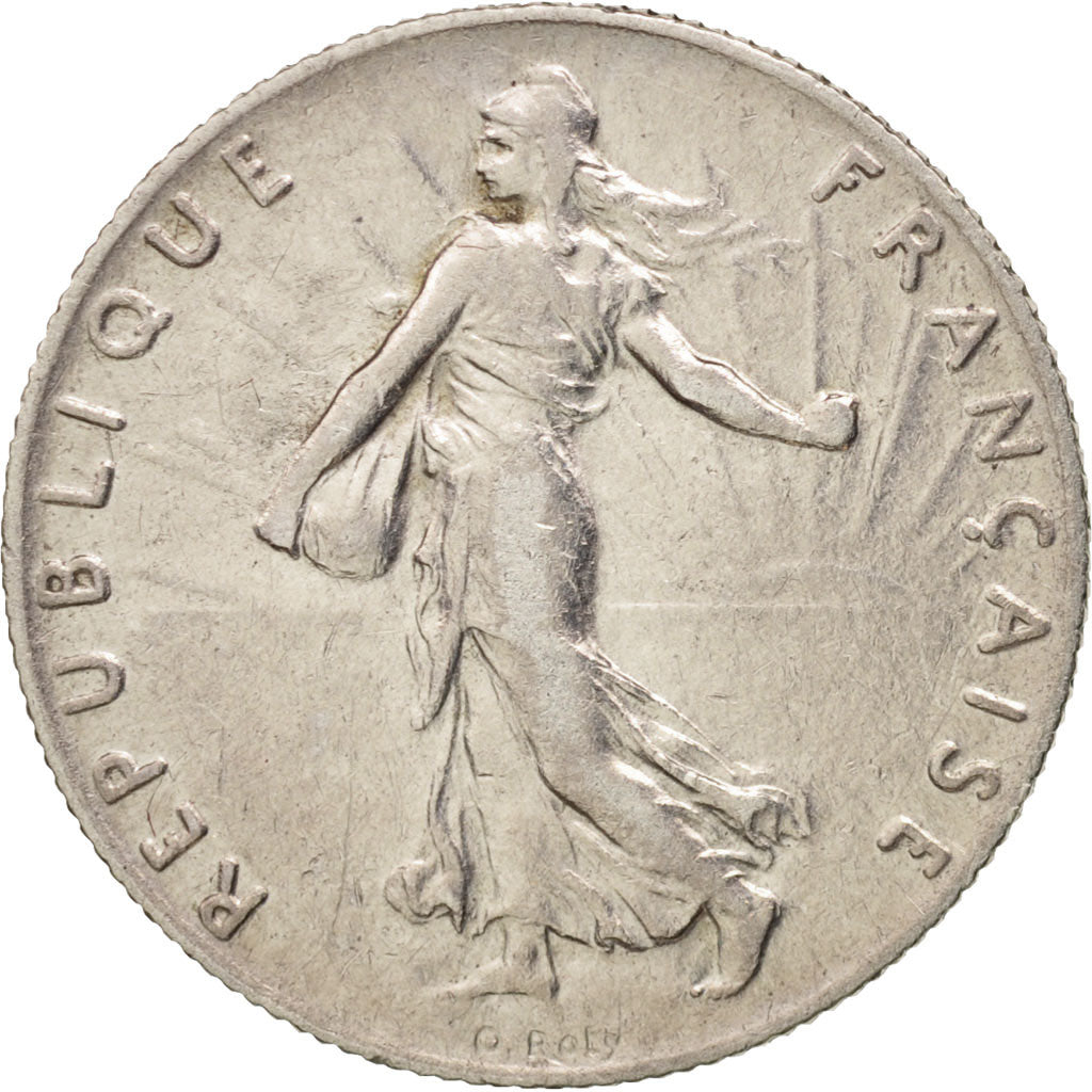 France, Semeuse, 50 Centimes, 1914, Paris, EF(40-45), Silver, KM:854