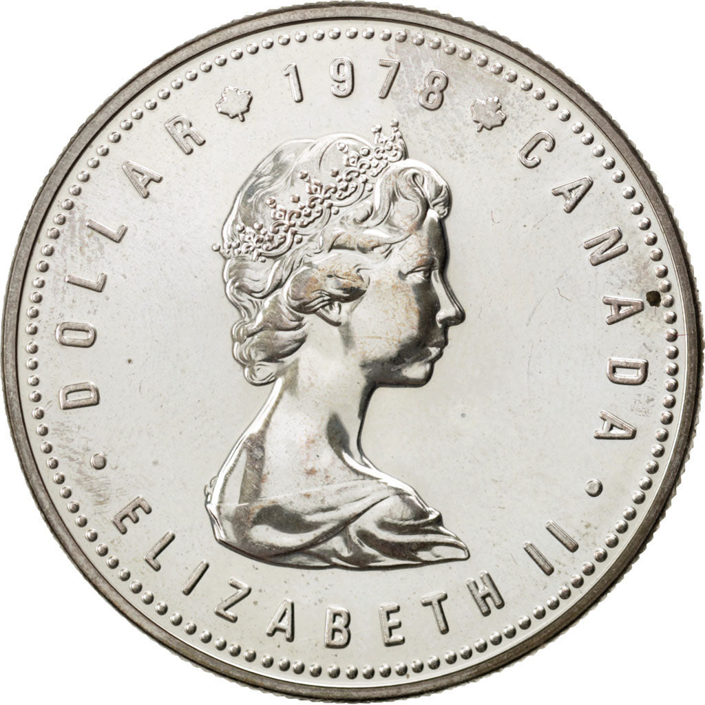 Canada, 1 Dollar, 1978, KM #121, MS(63), Silver, 23.38