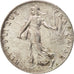 Moneda, Francia, Semeuse, 50 Centimes, 1917, Paris, EBC+, Plata, KM:854