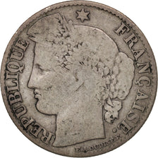 Coin, France, Cérès, 50 Centimes, 1886, Paris, VF(20-25), Silver, KM:834.1