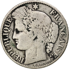 France, Cérès, 50 Centimes, 1888, Paris, TB, Argent, KM:834.1, Gadoury:419a