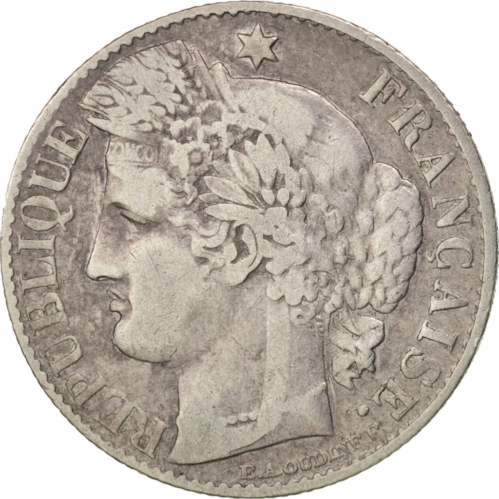 France, Cérès, 50 Centimes, 1894, Paris, VF(30-35), Silver, KM:834.1