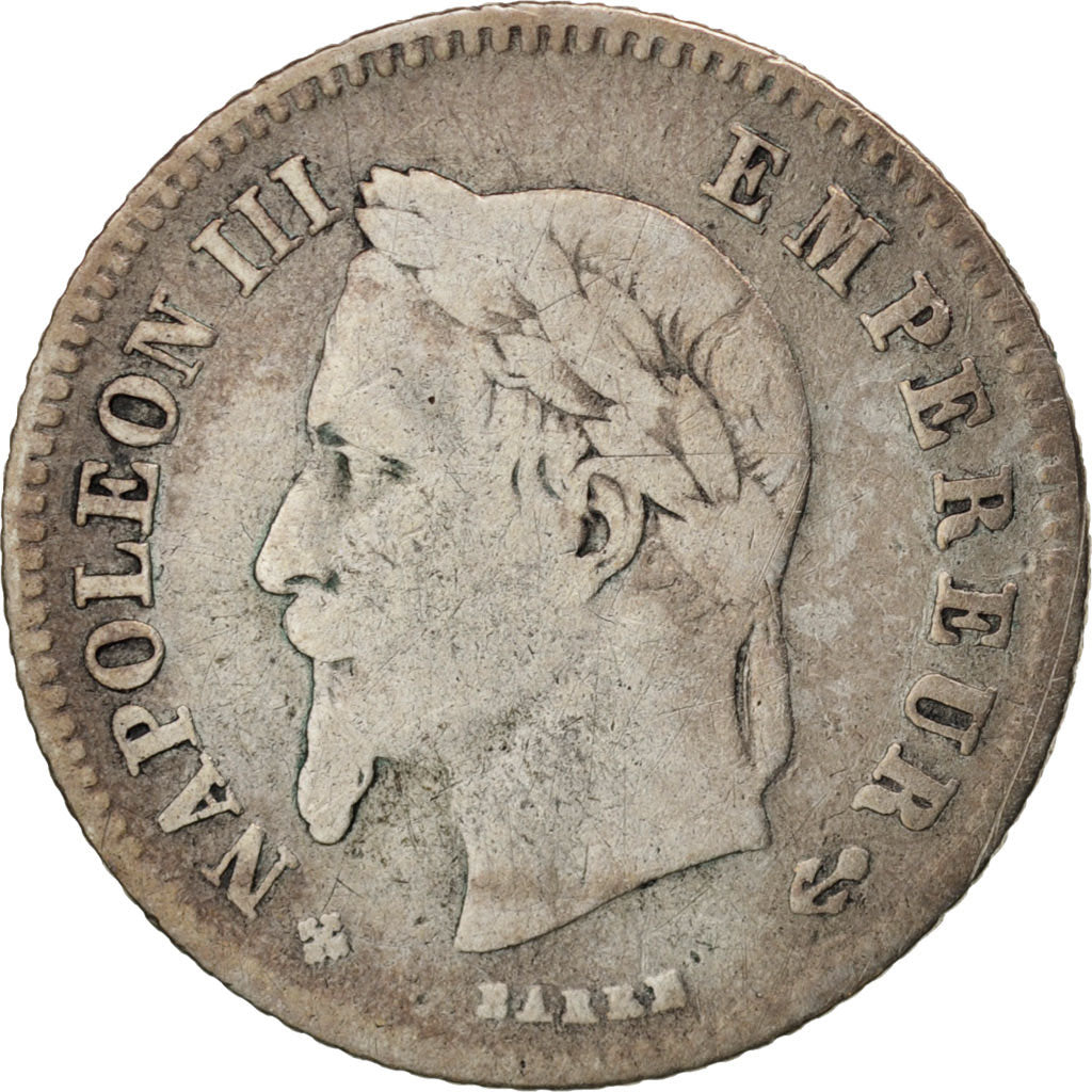 Münze, Frankreich, Napoleon III, Napoléon III, 20 Centimes, 1864, Strasbourg