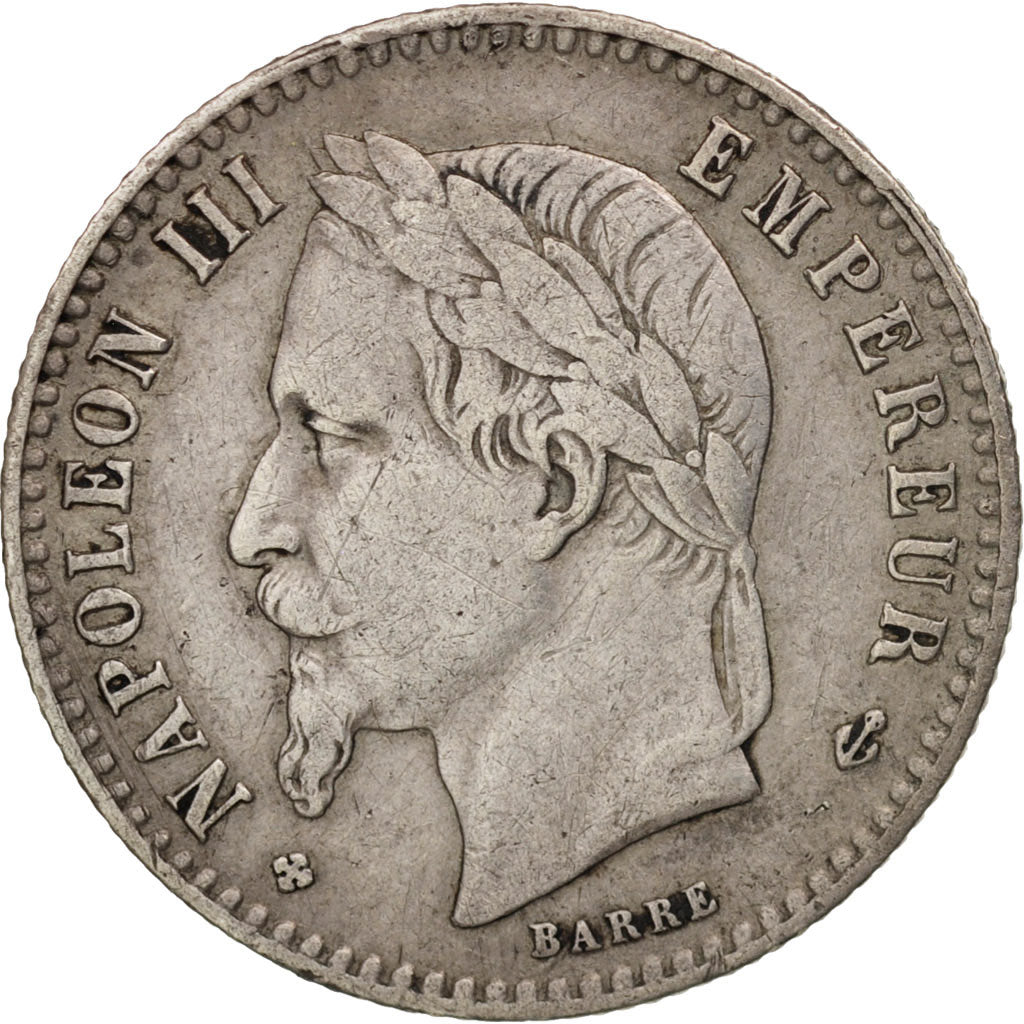 Coin, France, Napoleon III, Napoléon III, 50 Centimes, 1864, Strasbourg