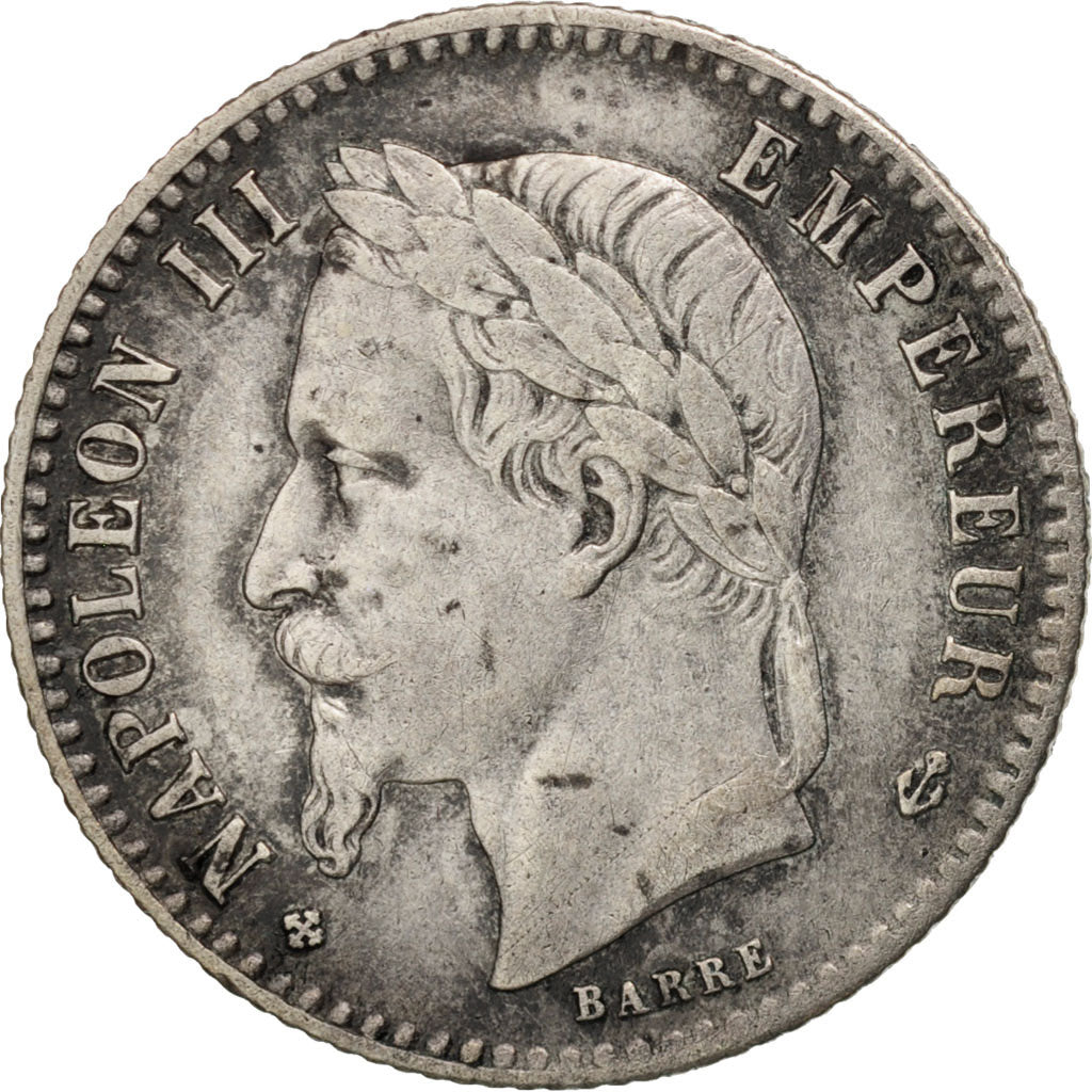 Coin, France, Napoleon III, Napoléon III, 50 Centimes, 1866, Strasbourg