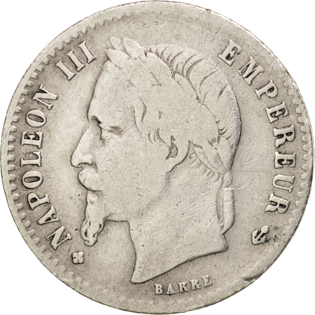Coin, France, Napoleon III, Napoléon III, 50 Centimes, 1868, Strasbourg
