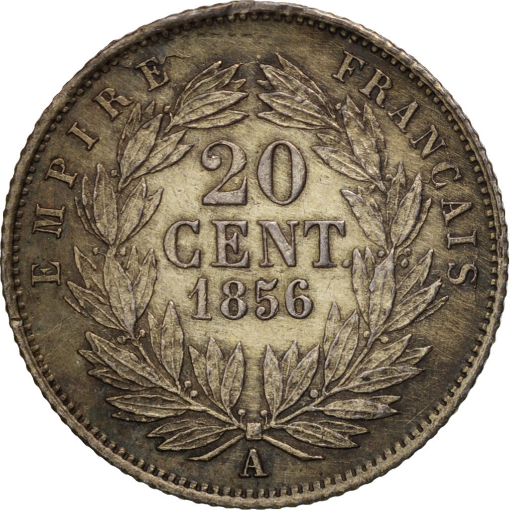 Münze, Frankreich, Napoleon III, Napoléon III, 20 Centimes, 1856, Paris, SS+