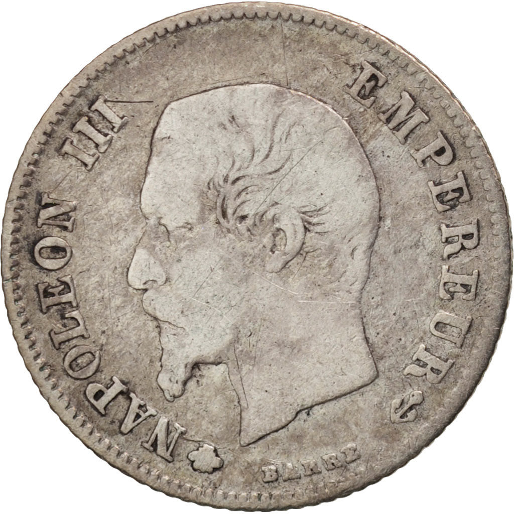 Coin, France, Napoleon III, Napoléon III, 20 Centimes, 1860, Strasbourg