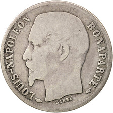 France, Napoléon III, 50 Centimes, 1852, Paris, B+, Argent, KM:793, Gadoury:412