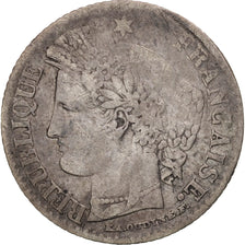France, Cérès, 20 Centimes, 1850, Strasbourg, VF(30-35), Silver, KM:758.2