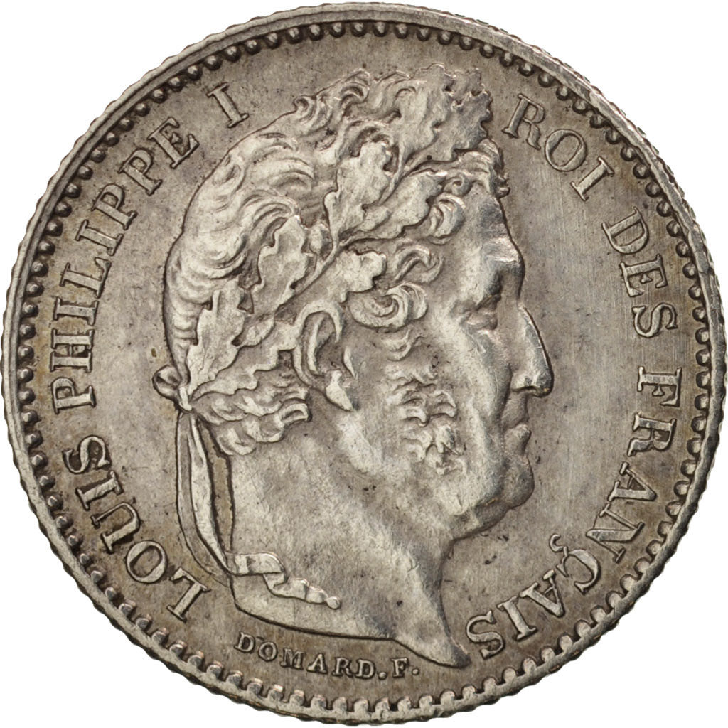 Moneda, Francia, Louis-Philippe, 25 Centimes, 1846, Paris, EBC+, Plata
