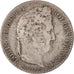 Moneda, Francia, Louis-Philippe, 1/4 Franc, 1834, Bayonne, BC+, Plata, KM:740.8