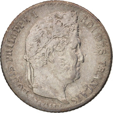 Frankreich, Louis-Philippe, 1/4 Franc, 1844, Paris, EF(40-45), Silver