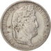 Francia, Louis-Philippe, 50 Centimes, 1846, Paris, MB+, Argento, KM:768.1, Ga...