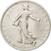 France, Semeuse, Franc, 1909, Paris, EF(40-45), Silver, KM:844.1, Gadoury:467