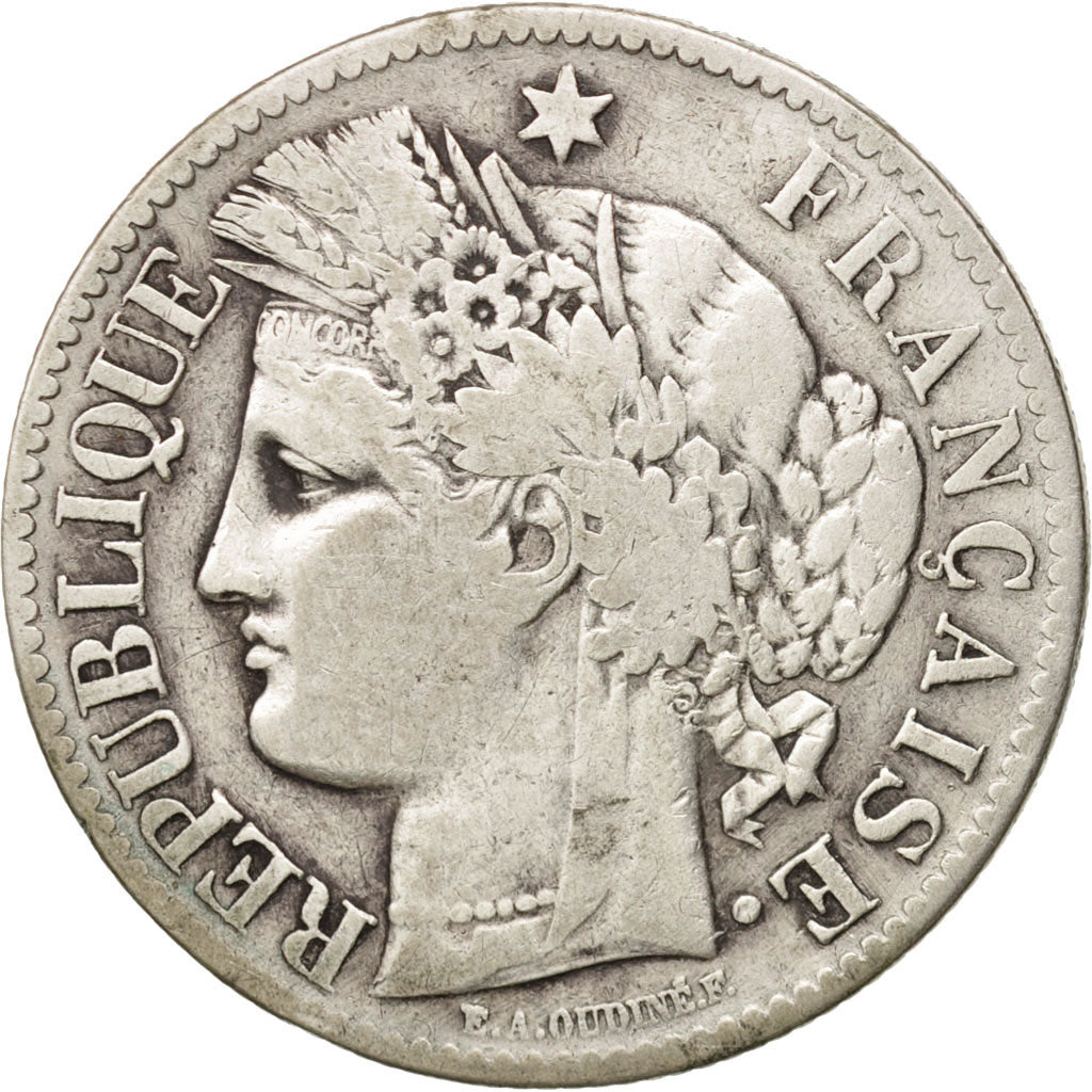 Francia, Cérès, 2 Francs, 1894, Paris, MB, Argento, KM:817.1, Gadoury:530a