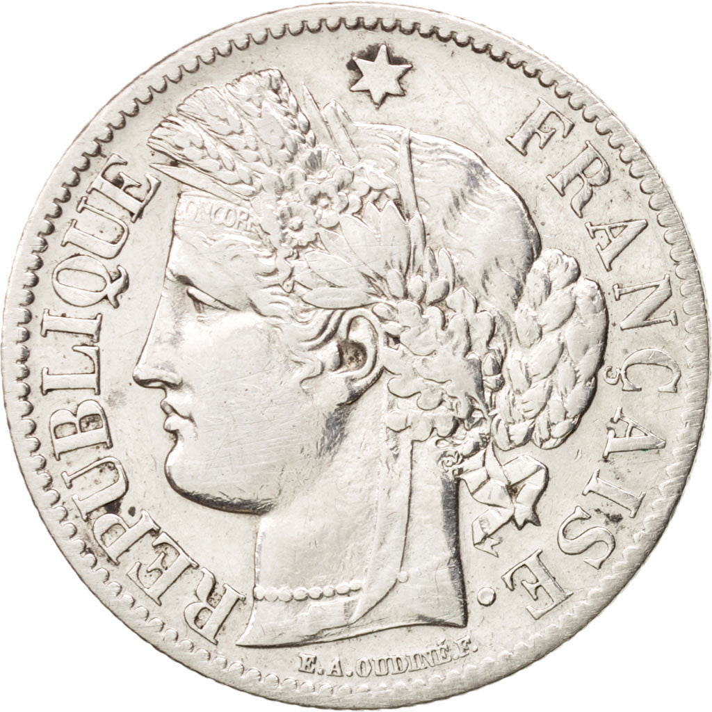 Coin, France, Cérès, 2 Francs, 1887, Paris, EF(40-45), Silver, KM:817.1