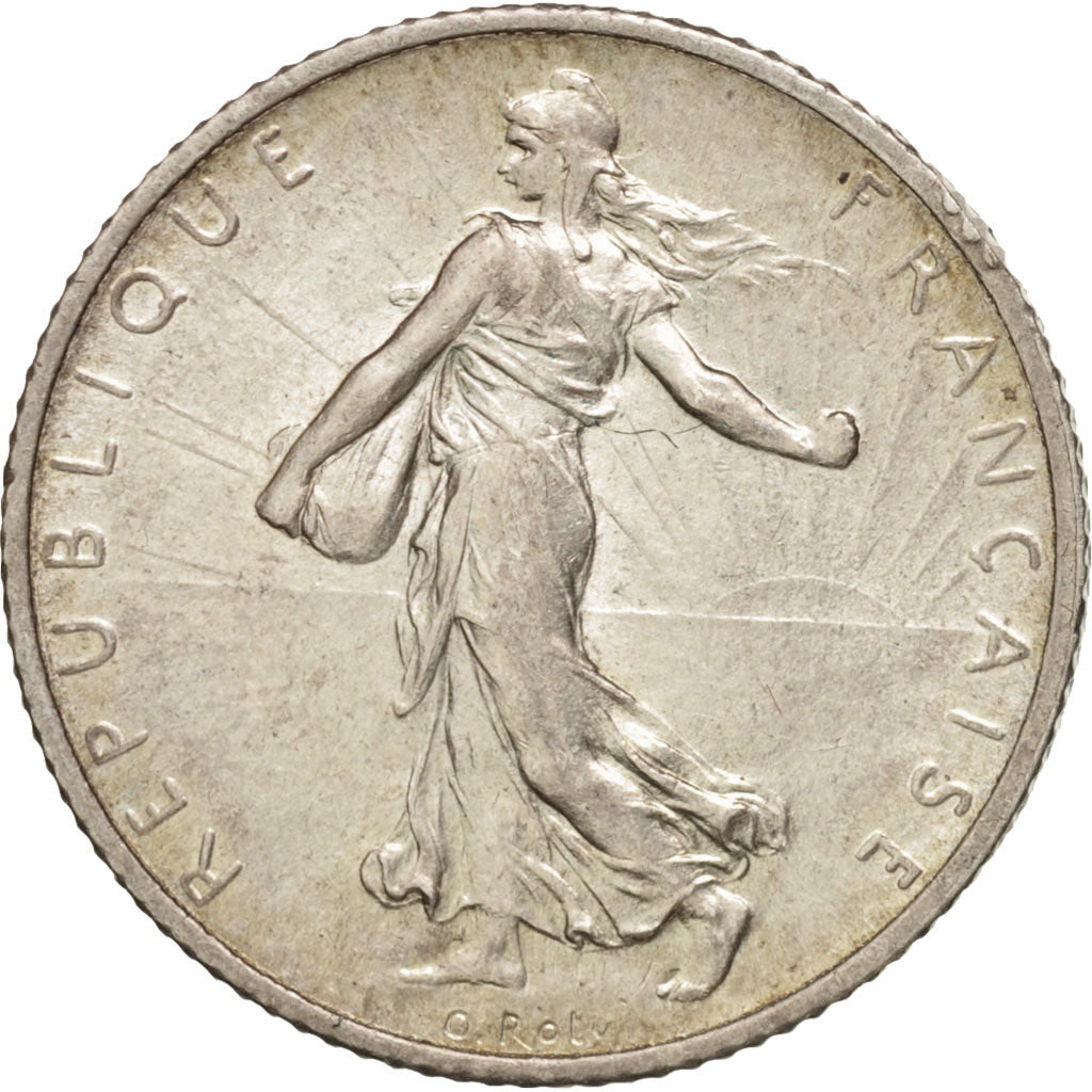 Coin, France, Semeuse, Franc, 1898, Paris, AU(55-58), Silver, KM:844.1