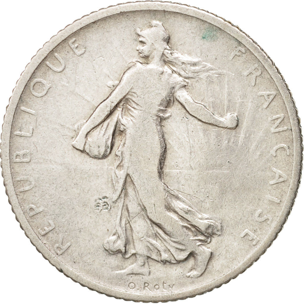 Moneta, Francia, Semeuse, Franc, 1903, Paris, MB, Argento, KM:844.1, Gadoury:467