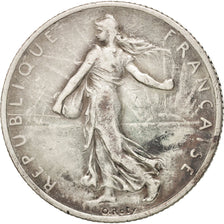 France, Semeuse, 2 Francs, 1904, Paris, F(12-15), Silver, KM:845.1, Gadoury:532