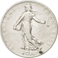 France, Semeuse, 2 Francs, 1909, Paris, VF(30-35), Silver, KM:845.1, Gadoury:532