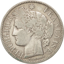France, Cérès, 2 Francs, 1870, Paris, VF(30-35), Silver, KM:816.1, Gadoury:529