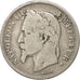 France, Napoleon III, Napoléon III, 2 Francs, 1866, Strasbourg, F(12-15)