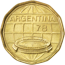 ARGENTINA, 100 Pesos, 1977, KM #77, MS(63), Aluminum-Bronze, 25.6, 6.58