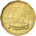 ARGENTINA, 100 Pesos, 1977, KM #77, MS(63), Aluminum-Bronze, 25.6, 6.58