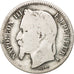 France, Napoleon III, Napoléon III, Franc, 1868, Paris, VF(20-25), Silver