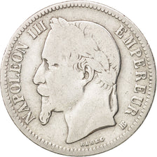 France, Napoleon III, Napoléon III, Franc, 1868, Strasbourg, F(12-15)