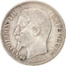 France, Napoleon III, Napoléon III, Franc, 1856, Lyon, VF(20-25), Silver