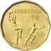ARGENTINA, 20 Pesos, 1977, KM #75, MS(63), Aluminum-Bronze, 4.95